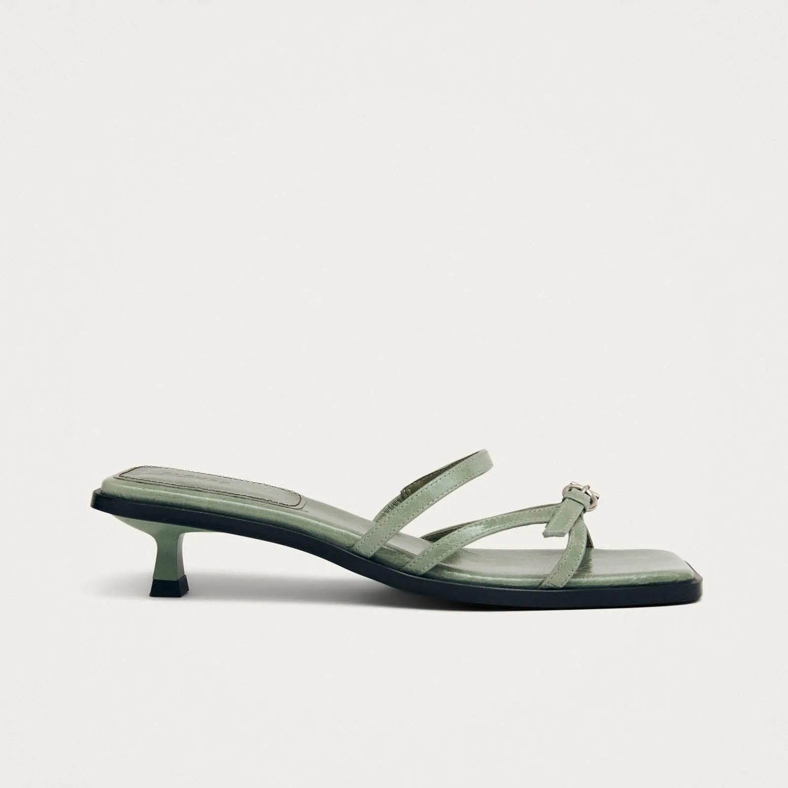 Liko Patent Matcha Leather Sandals sold by Alohas product image thumbnail 3