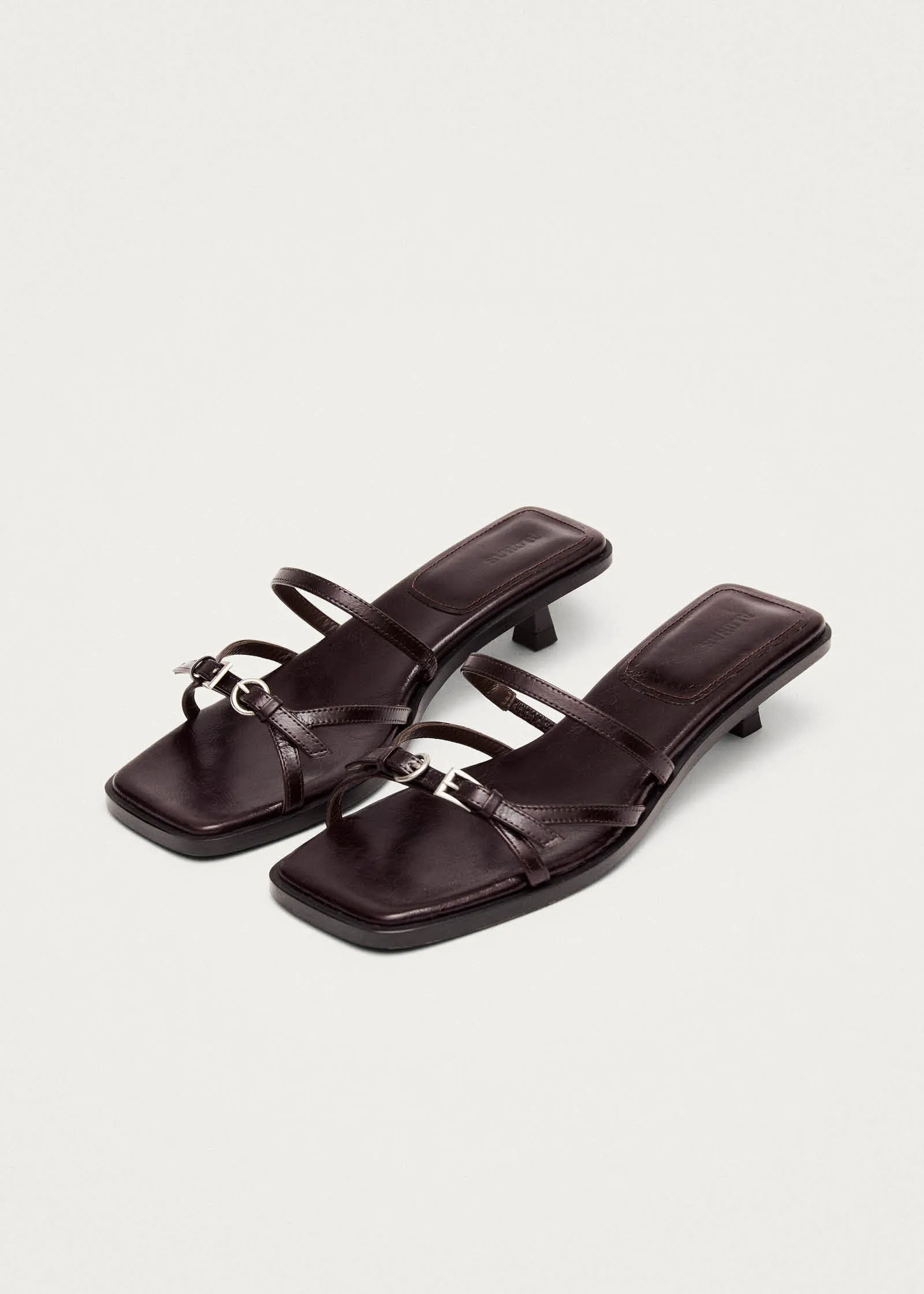 Liko Rift Dark Brown Leather Sandals sold by Alohas product image thumbnail 2