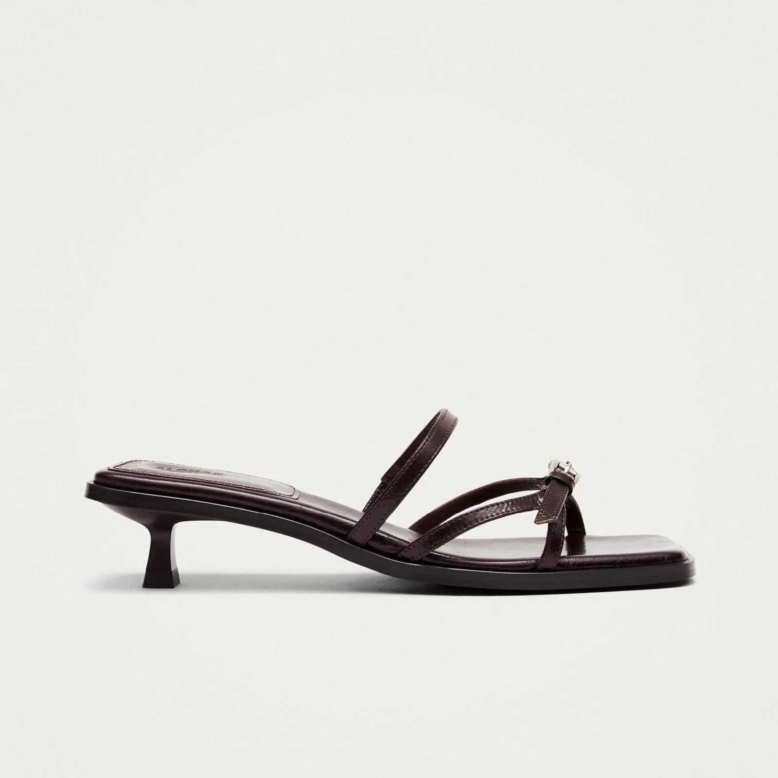 Liko Rift Dark Brown Leather Sandals sold by Alohas product image thumbnail 3