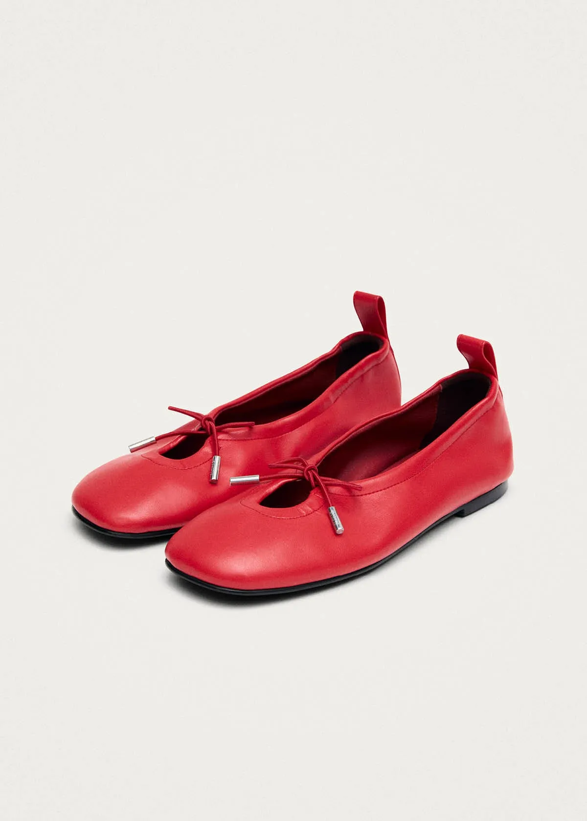 Rosalind Red Vegan Leather Ballet Flats sold by Alohas product image thumbnail 5