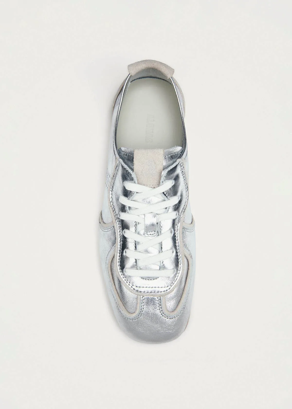 Tb.1930 Shimmer Silver & Cream Leather Sneakers sold by Alohas product image thumbnail 5