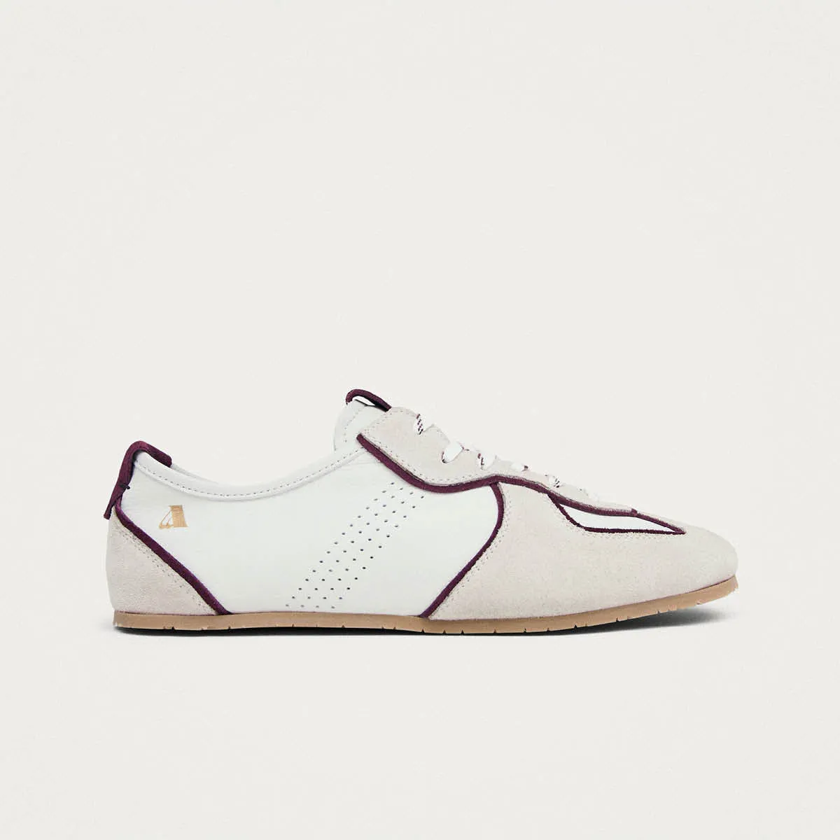 Tb.1930 Cream & Burgundy Leather Sneakers sold by Alohas product image thumbnail 3
