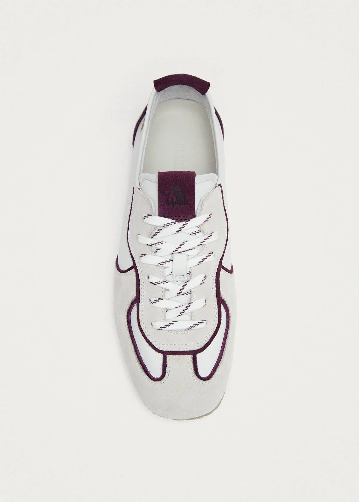 Tb.1930 Cream & Burgundy Leather Sneakers sold by Alohas product image thumbnail 5