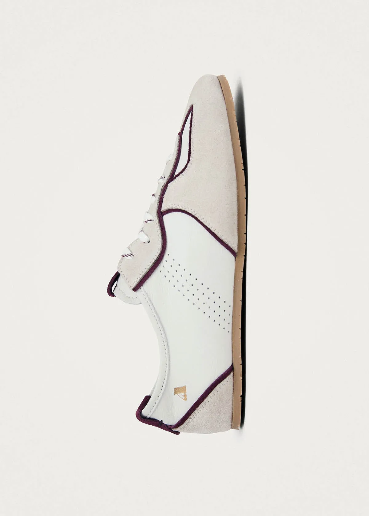 Tb.1930 Cream & Burgundy Leather Sneakers sold by Alohas product image thumbnail 4