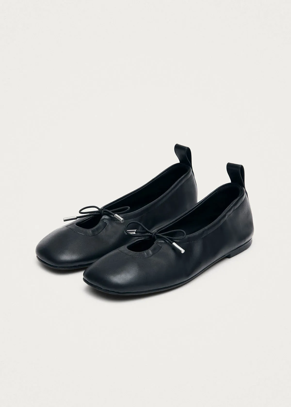 Rosalind Black Vegan Leather Ballet Flats sold by Alohas product image thumbnail 5