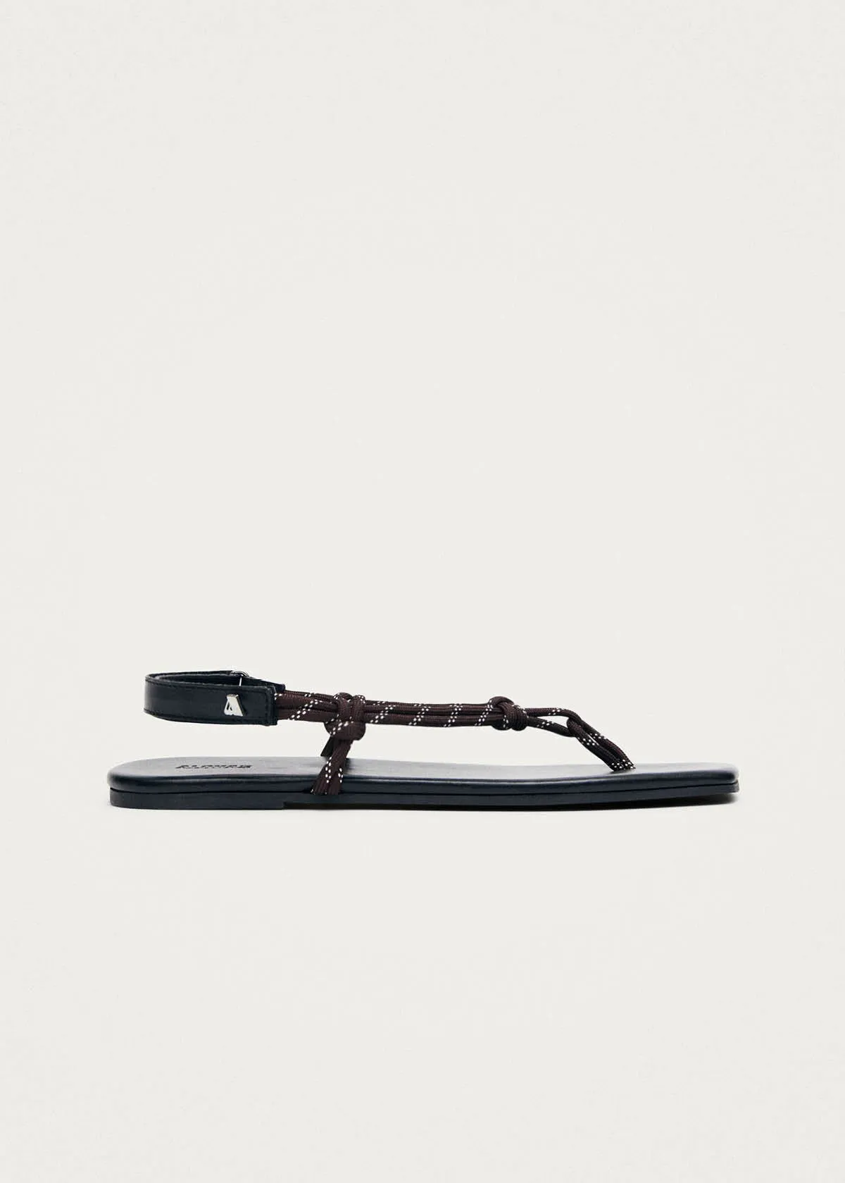 Amelya Brown Leather Sandals sold by Alohas