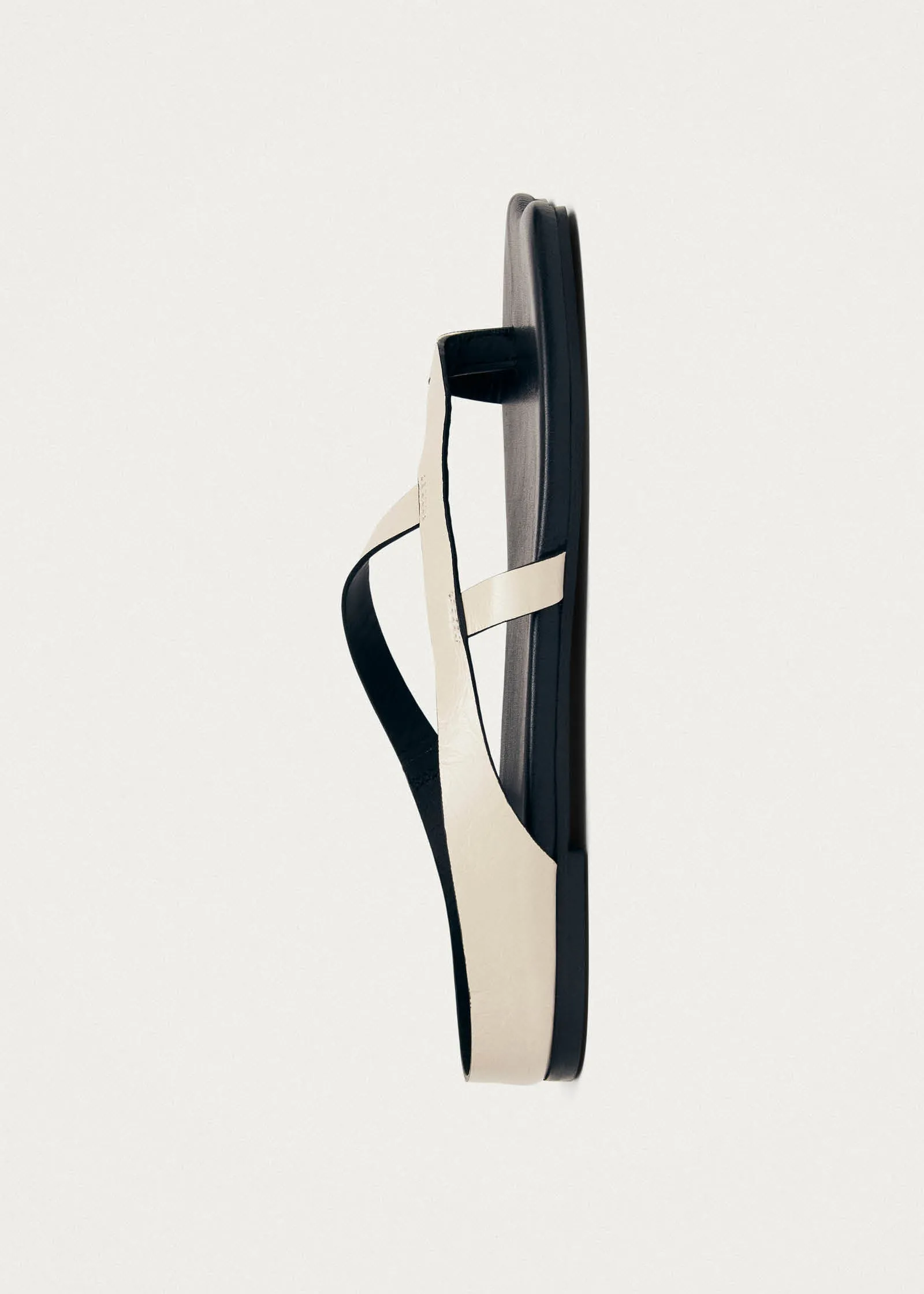 Dawn Rift Cream Leather Sandals sold by Alohas product image thumbnail 4