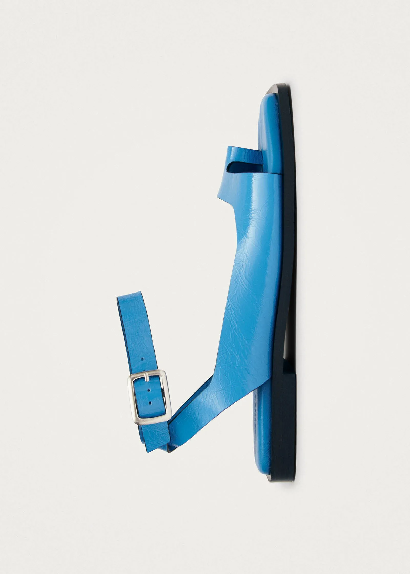 Tebas Patent Blue Leather Sandals sold by Alohas product image thumbnail 4