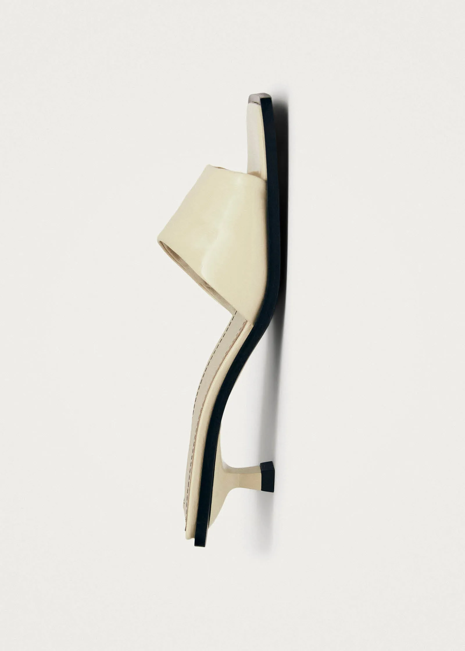 Kia Patent Cream Leather Sandals sold by Alohas product image thumbnail 4