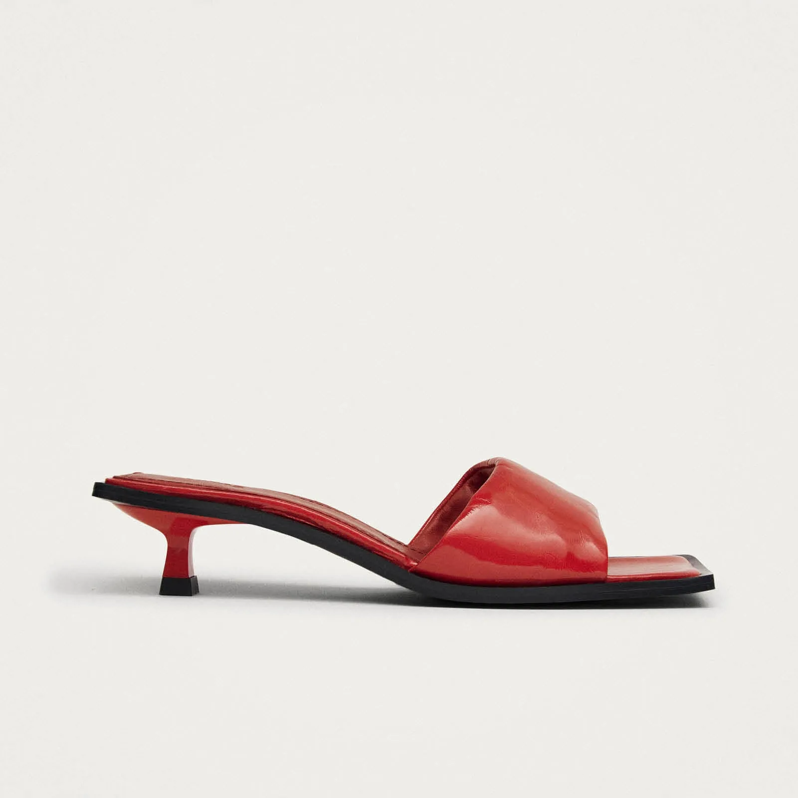 Kia Patent Red Leather Sandals sold by Alohas product image thumbnail 3