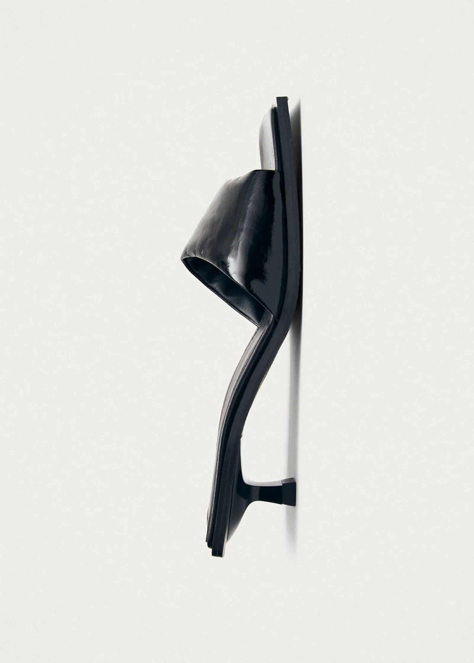 Kia Patent Black Leather Sandals sold by Alohas product image thumbnail 4