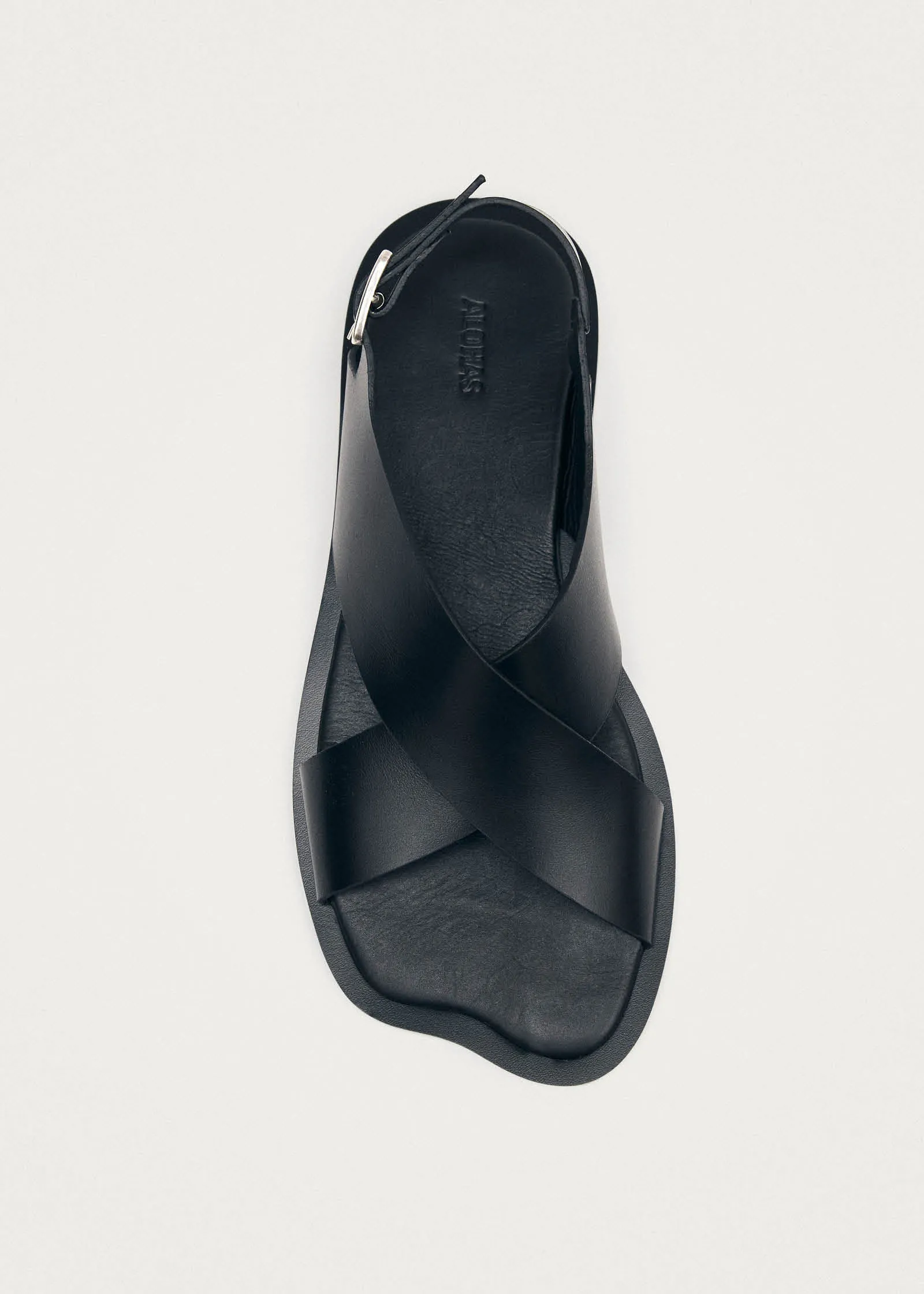 Nalu Black Leather Sandals sold by Alohas product image thumbnail 5