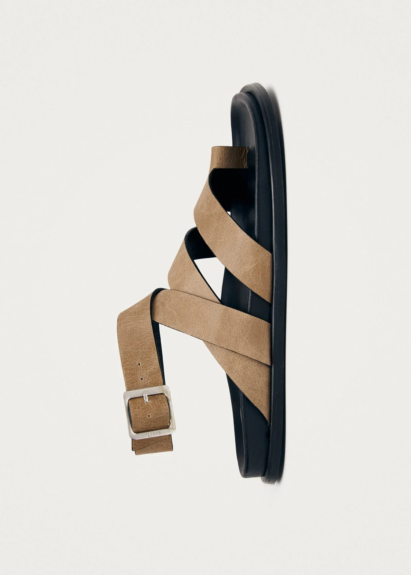 Tide Vintage Beige Leather Sandals sold by Alohas product image thumbnail 4