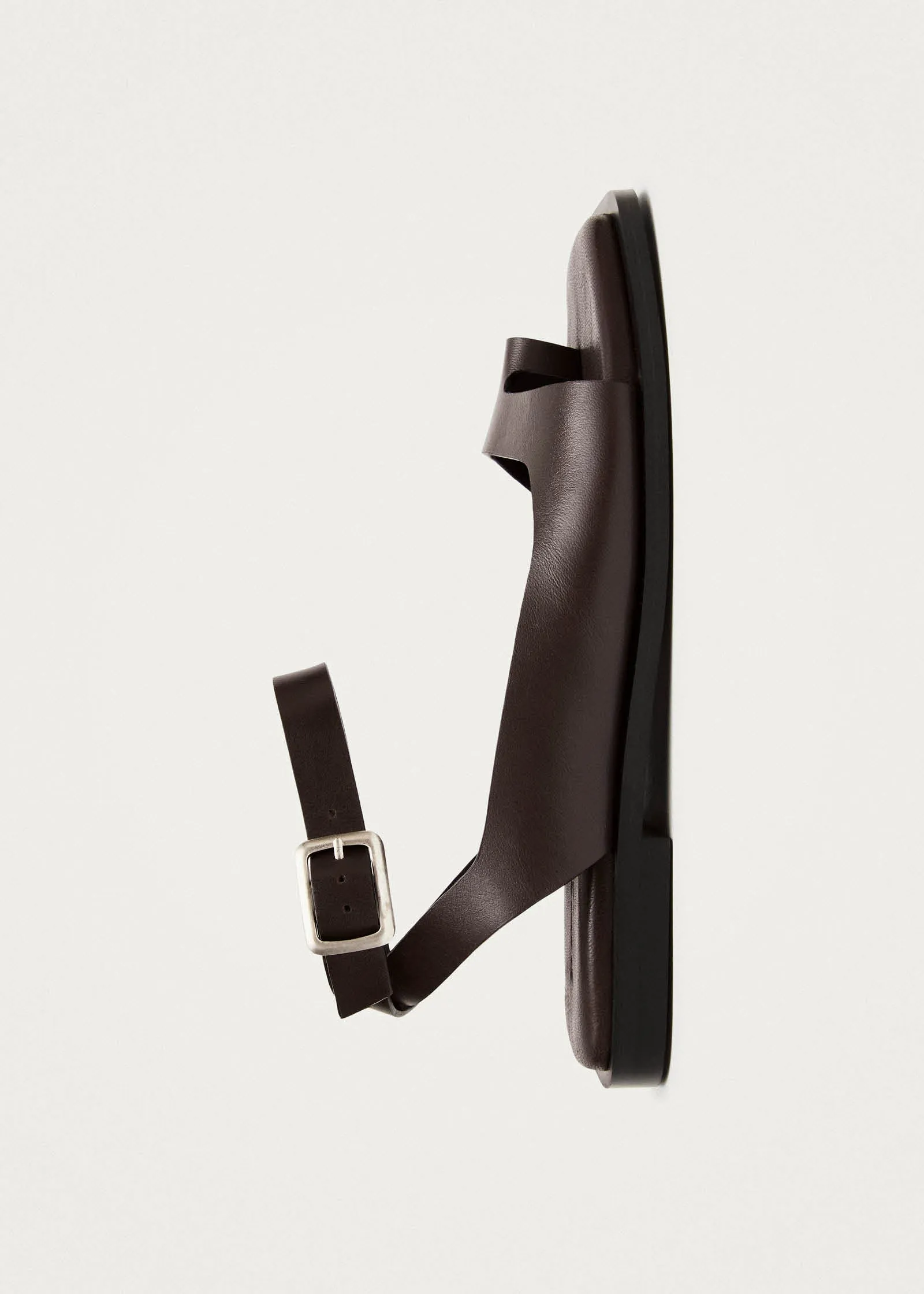 Tebas Brown Leather Sandals sold by Alohas product image thumbnail 4