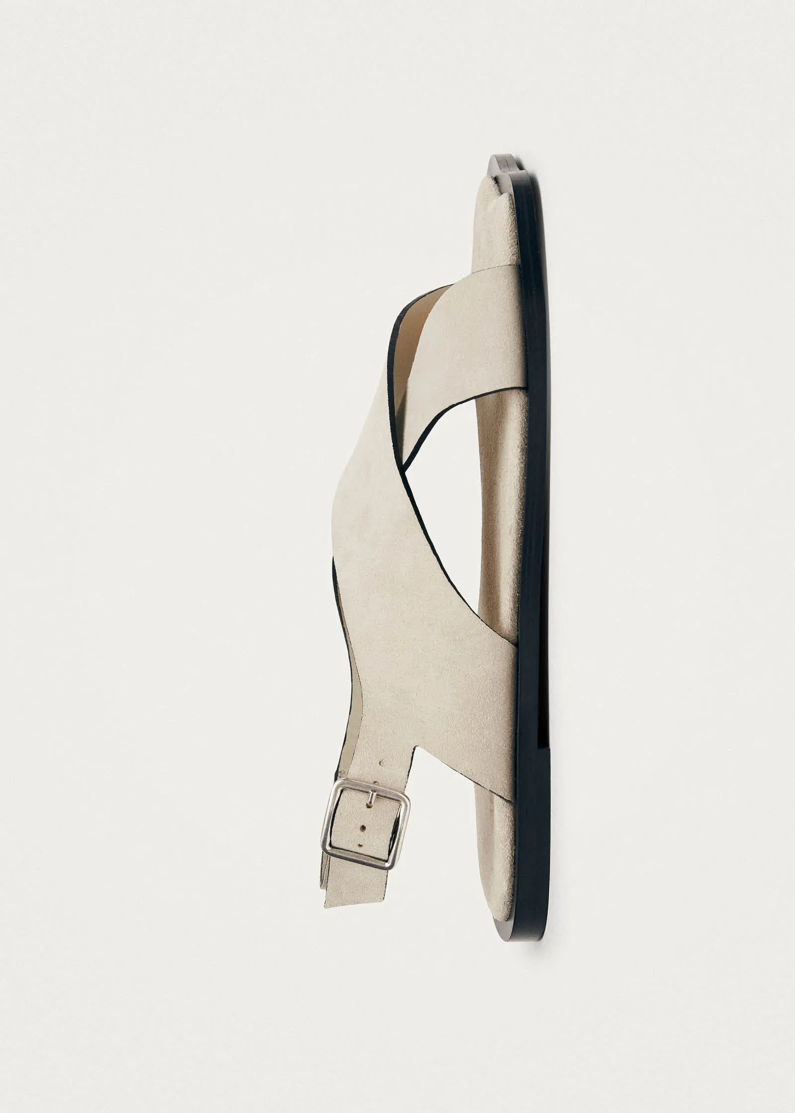 Nalu Suede Beige Leather Sandals sold by Alohas product image thumbnail 4