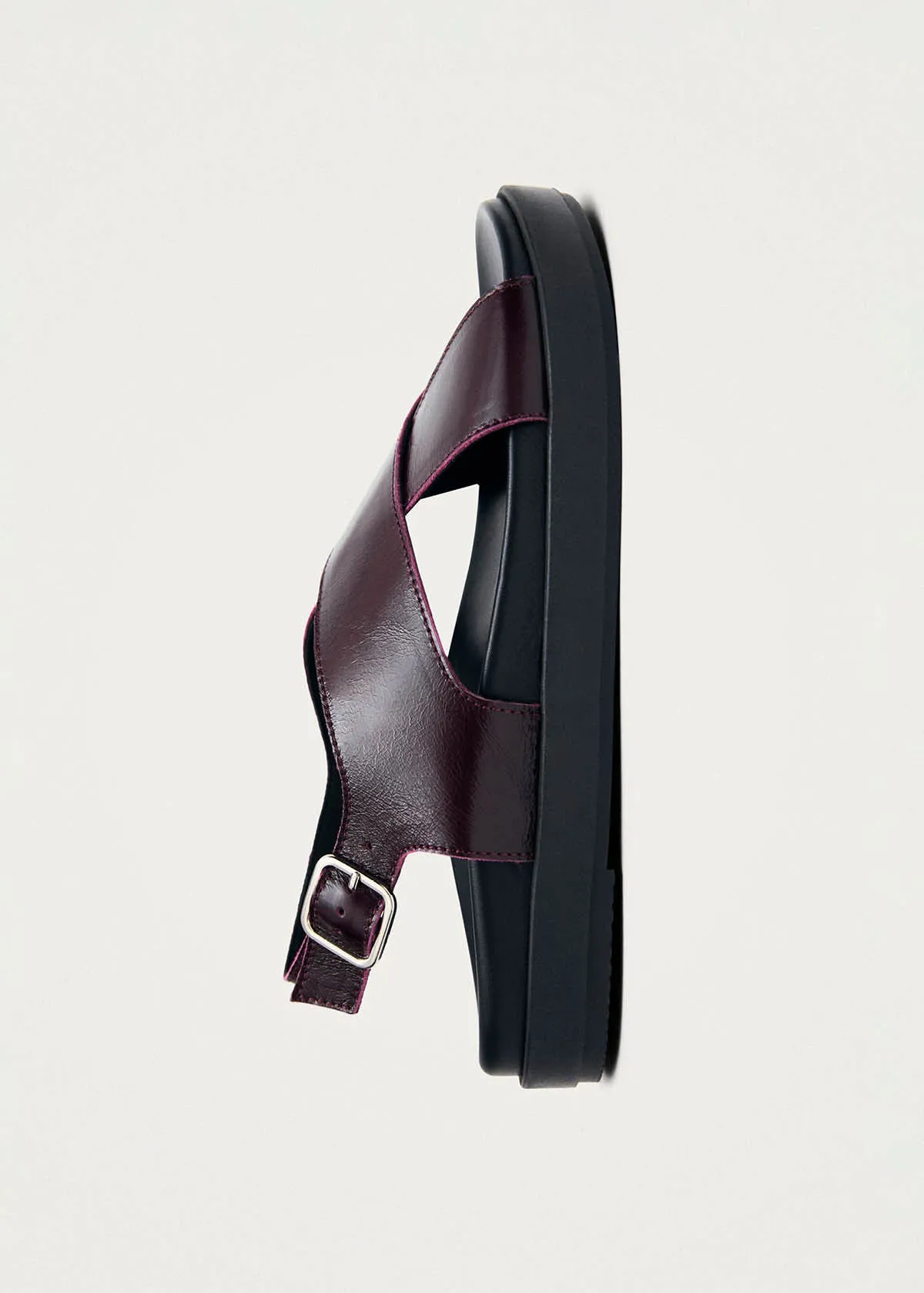 Nico Rift Burgundy Leather Sandals sold by Alohas product image thumbnail 4
