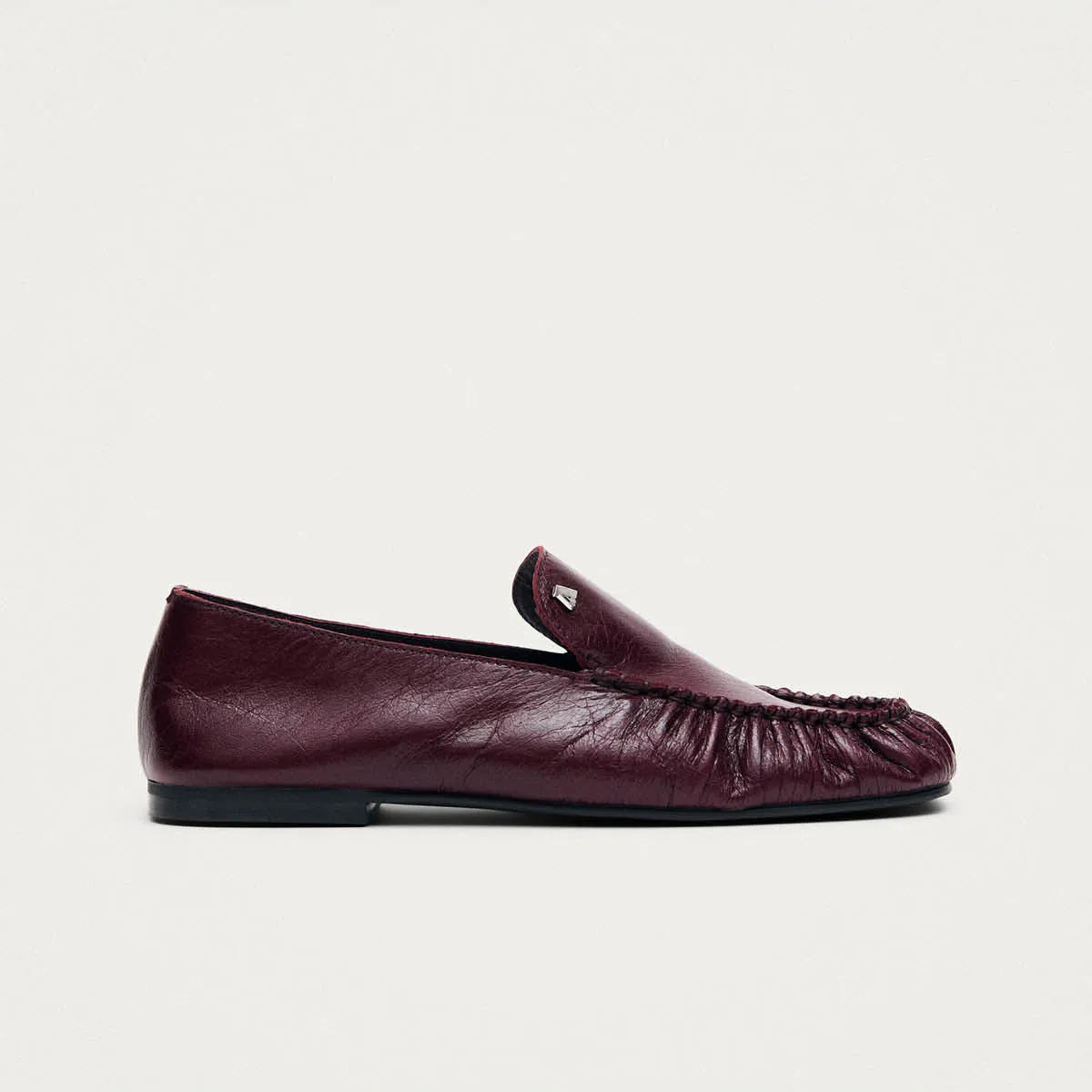 Gabe Rift Burgundy Leather Loafers sold by Alohas product image thumbnail 3