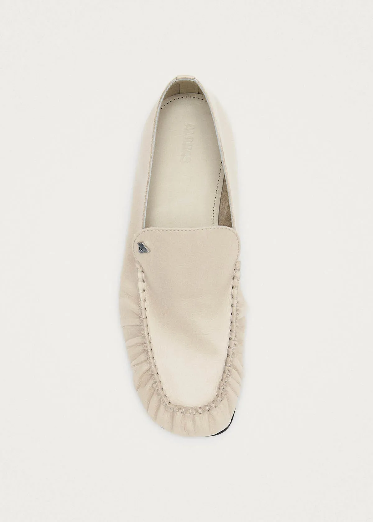 Gabe Rift Cream Leather Loafers sold by Alohas product image thumbnail 5