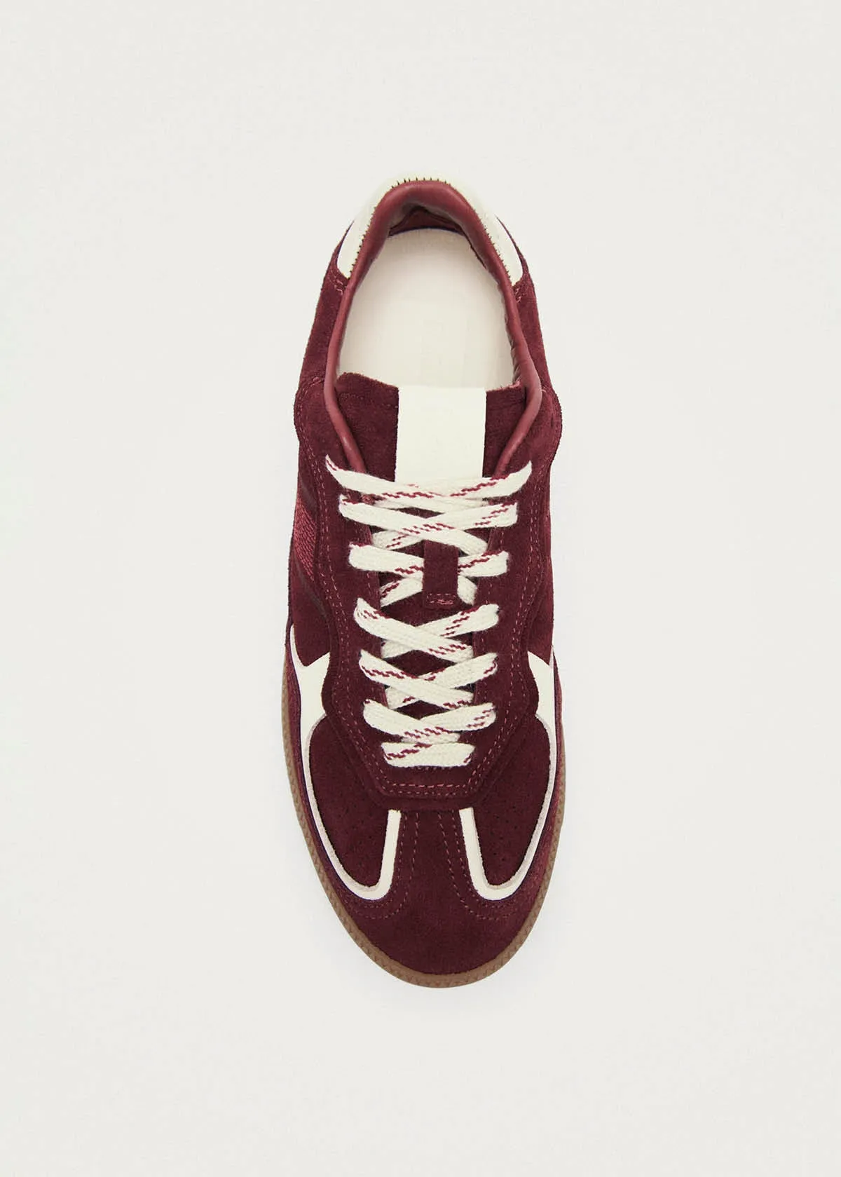 Tb.490 Rife Burgundy Beige Leather Sneakers sold by Alohas product image thumbnail 5
