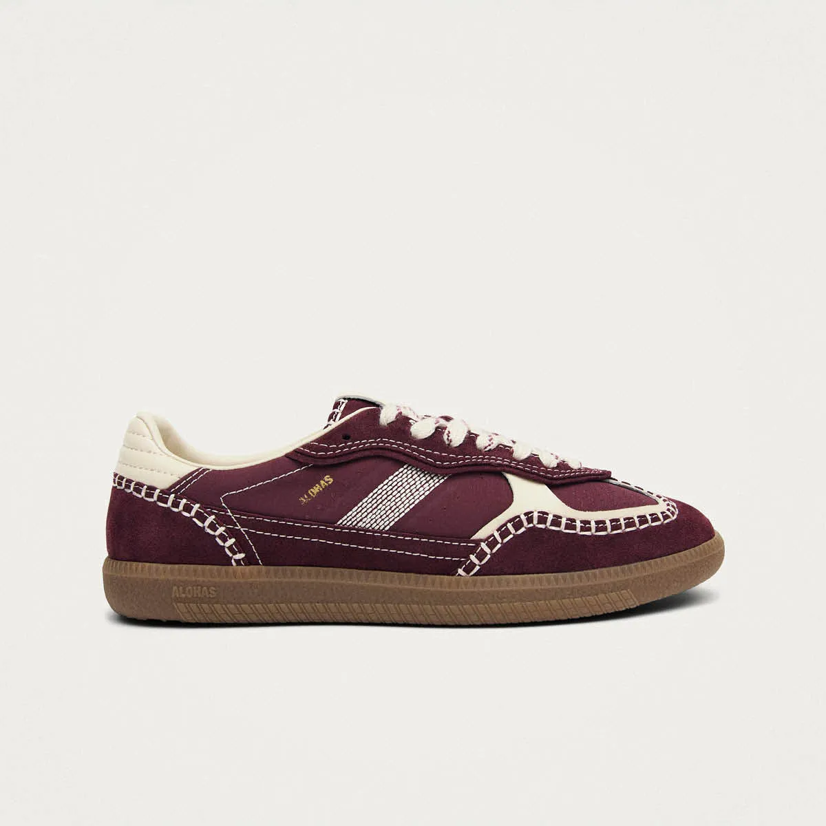 Tb.490 Recycled Burgundy Leather Sneakers sold by Alohas product image thumbnail 3