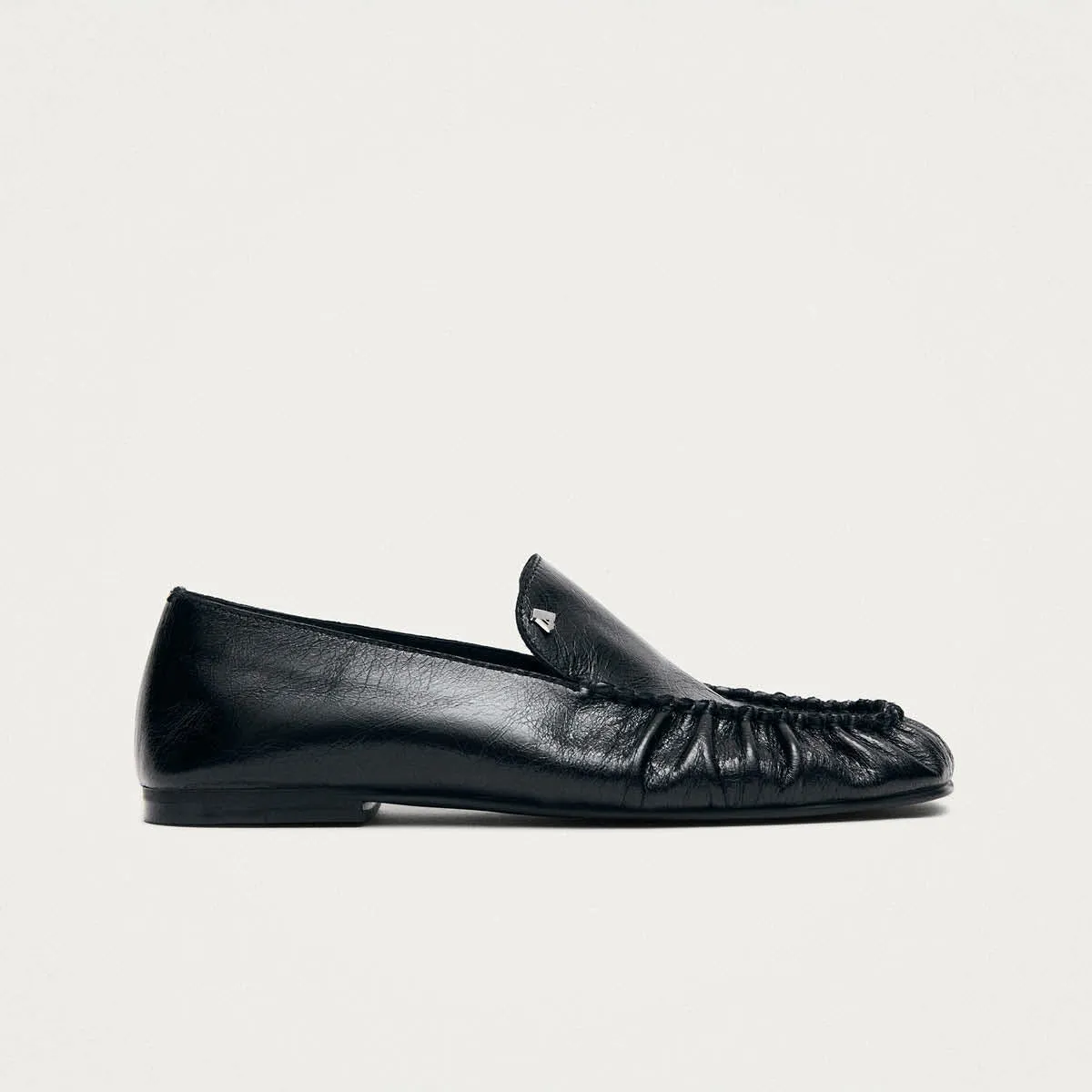 Gabe Rift Black Leather Loafers sold by Alohas product image thumbnail 3