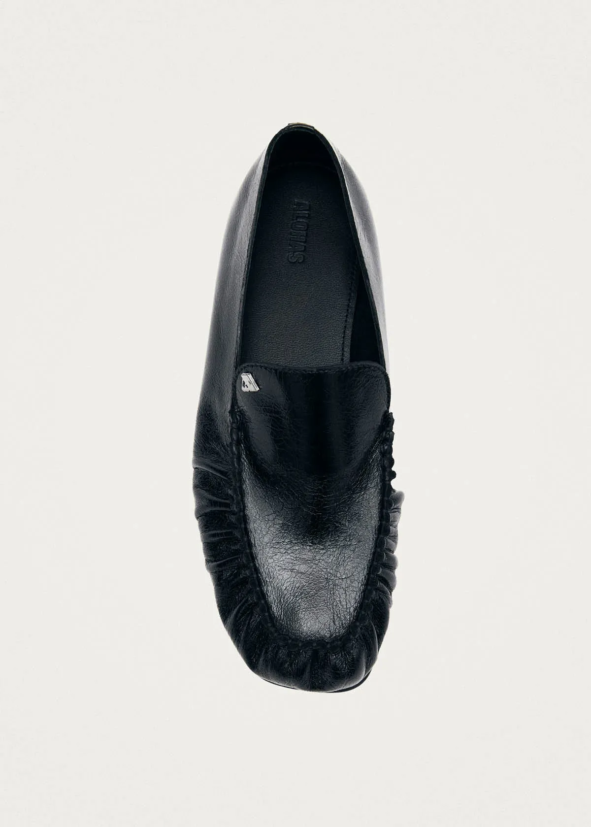 Gabe Rift Black Leather Loafers sold by Alohas product image thumbnail 5