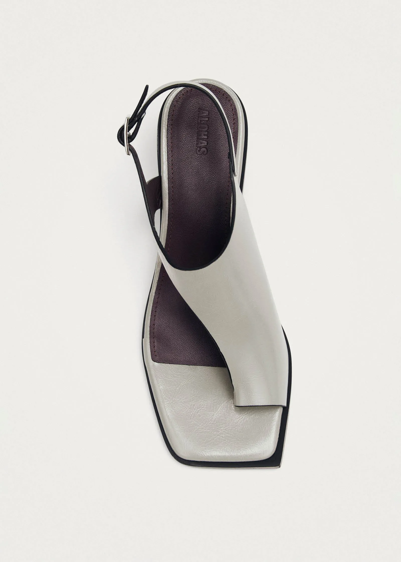 Mahina Rift Grey Leather Sandals sold by Alohas product image thumbnail 5