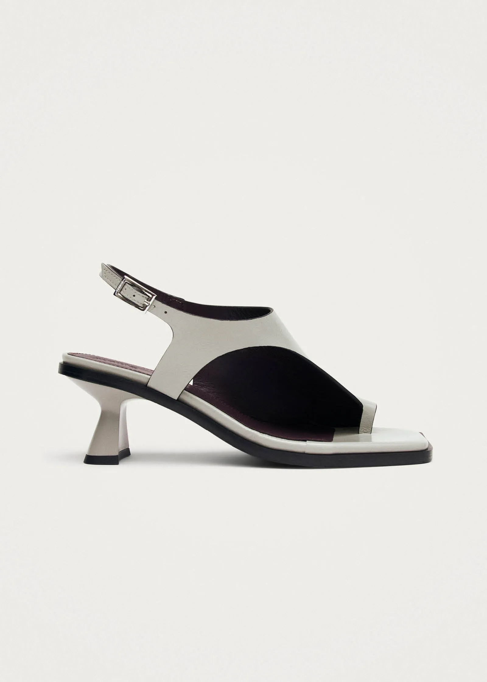Mahina Rift Grey Leather Sandals sold by Alohas
