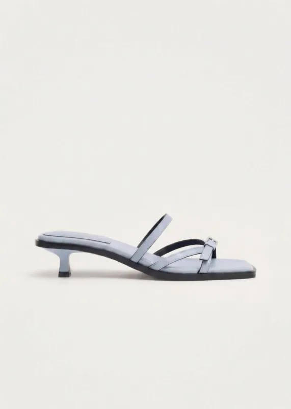 Liko Blue Leather Sandals made by Alohas