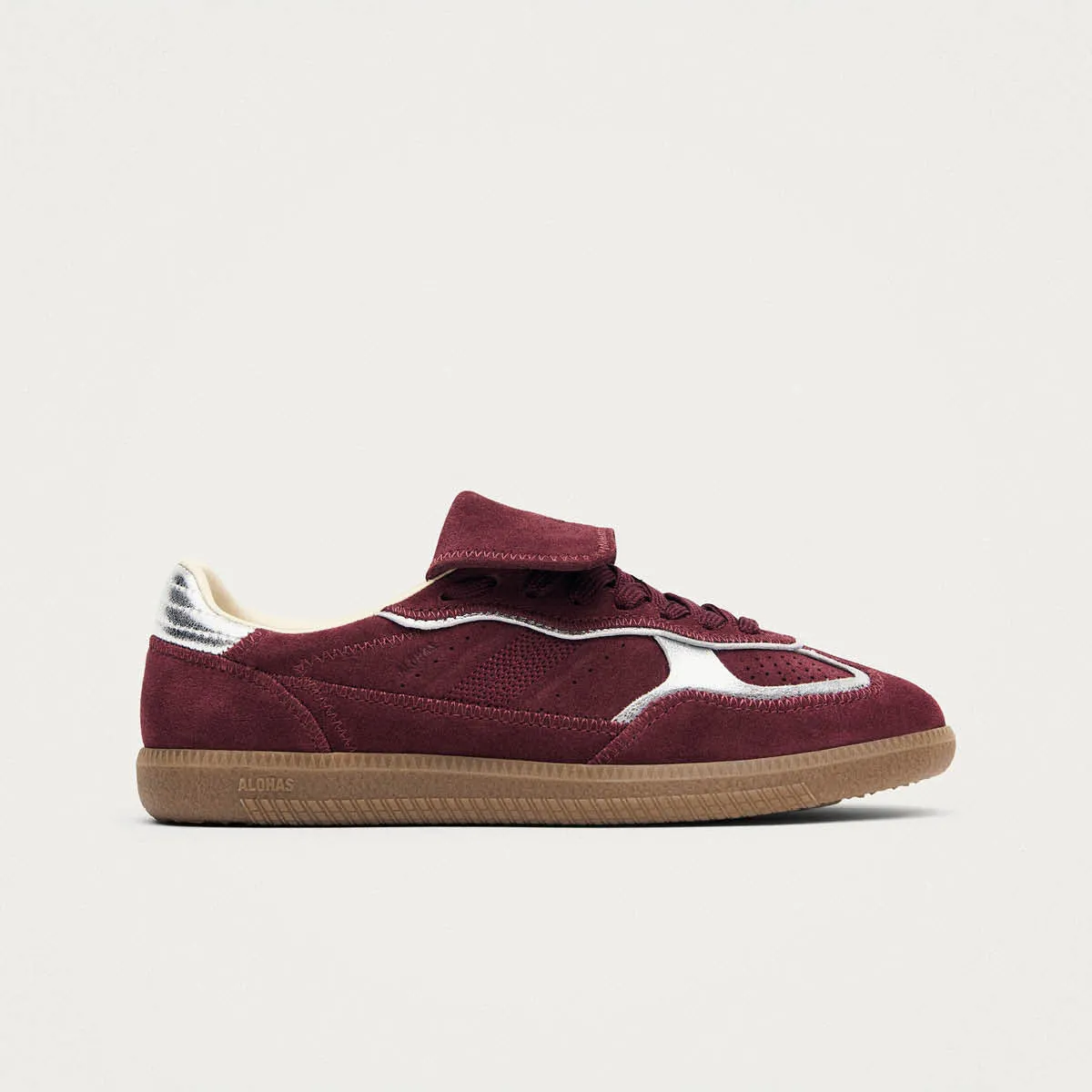 Tb.490 Club Rife Shimmer Burgundy Leather Sneakers sold by Alohas product image thumbnail 3