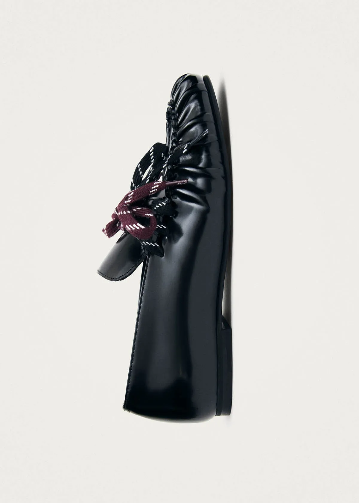 Aven Lace Black Leather Loafers sold by Alohas product image thumbnail 4