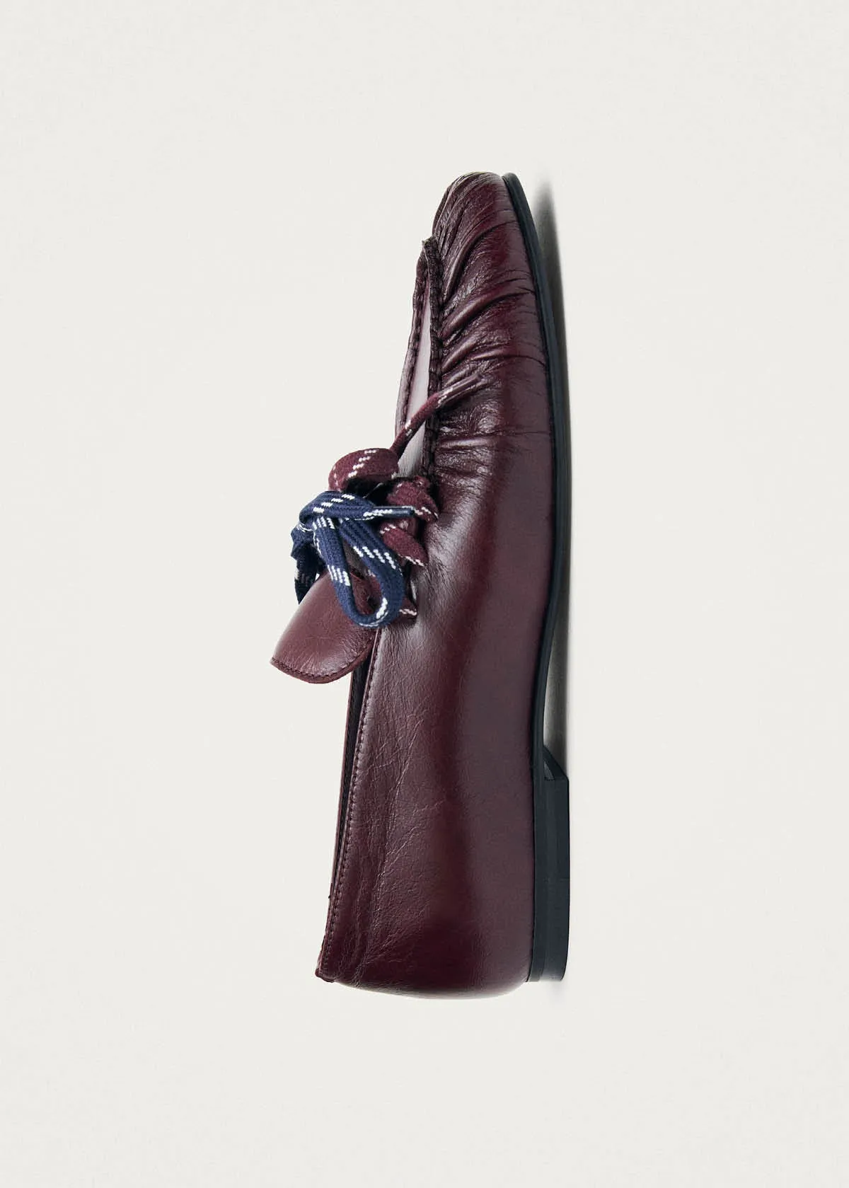 Aven Lace Rift Burgundy Leather Loafers sold by Alohas product image thumbnail 4