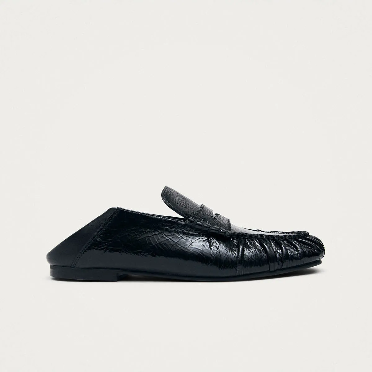 Aven Mule Patent Black Leather Loafers sold by Alohas product image thumbnail 3