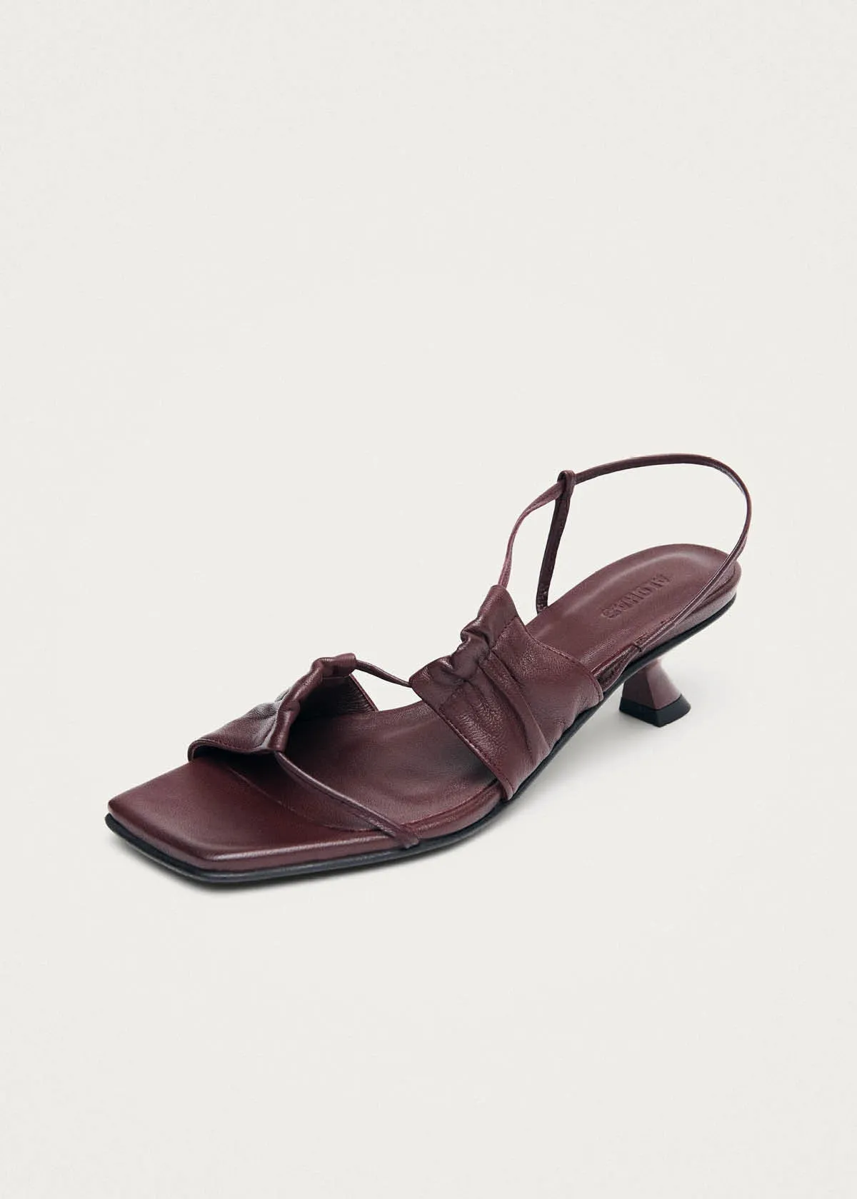 Juniper Burgundy Leather Sandals sold by Alohas product image thumbnail 2