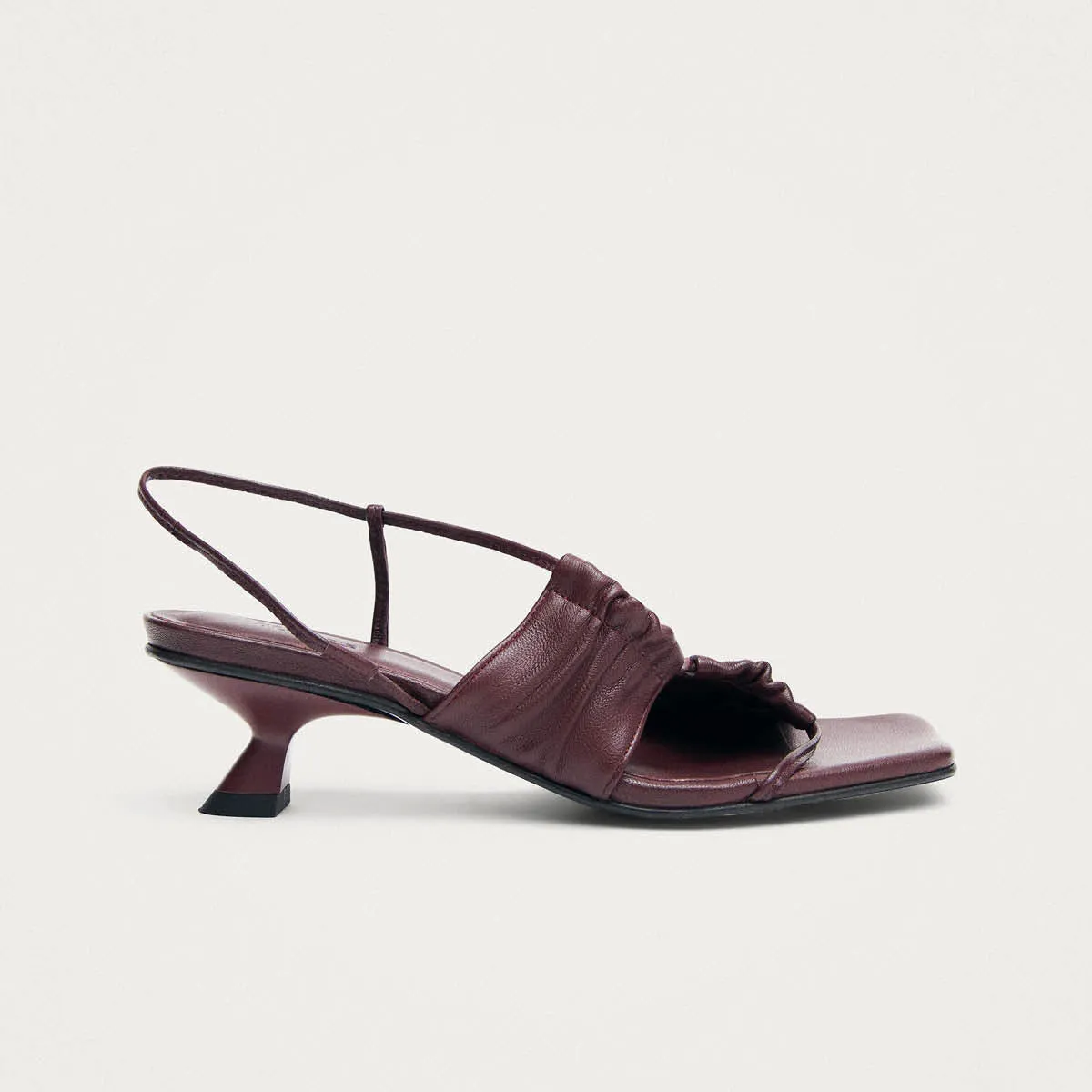 Juniper Burgundy Leather Sandals sold by Alohas product image thumbnail 3