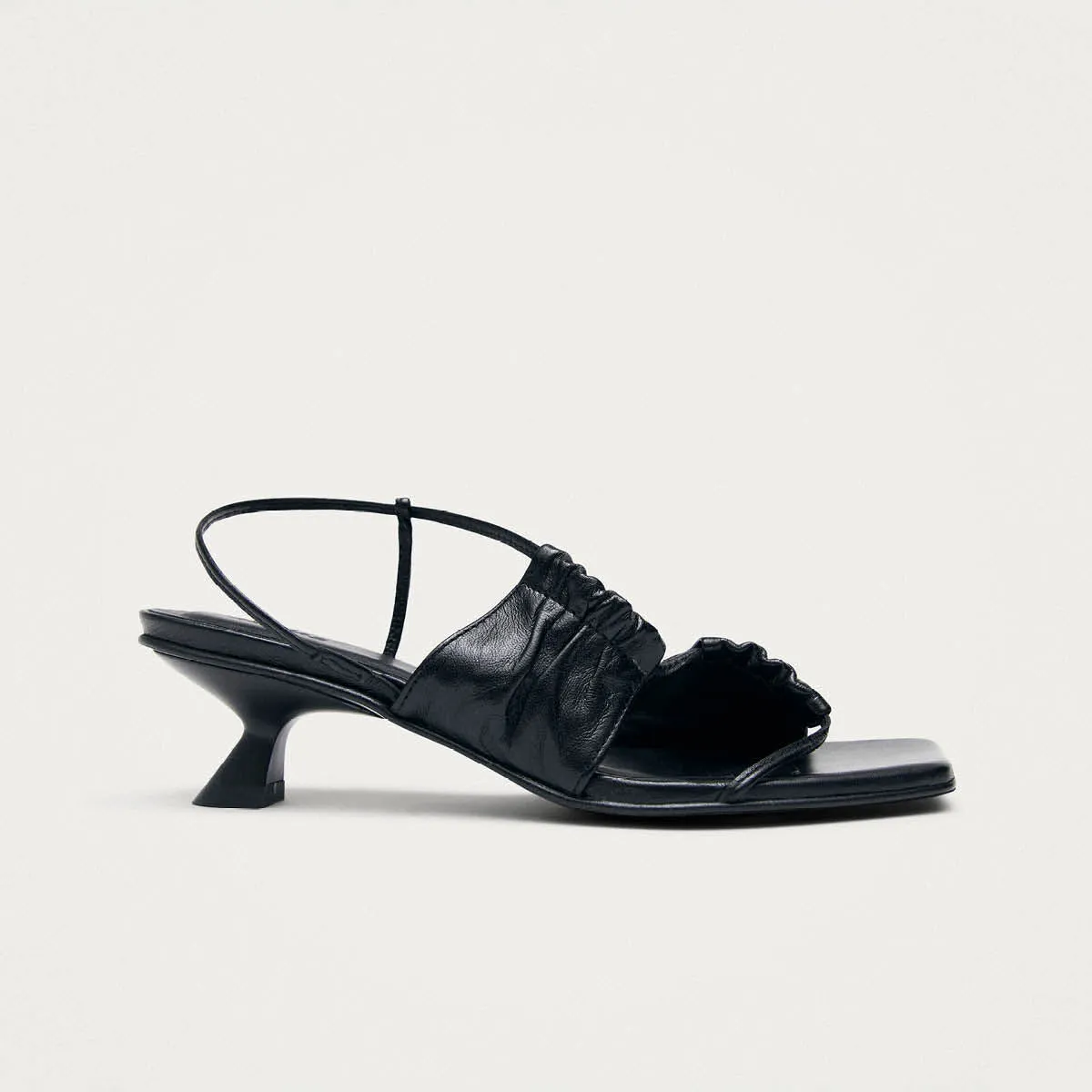 Juniper Black Leather Sandals sold by Alohas product image thumbnail 3