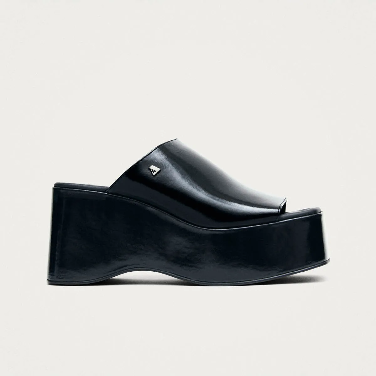Vale Patent Black Leather Sandals sold by Alohas product image thumbnail 3
