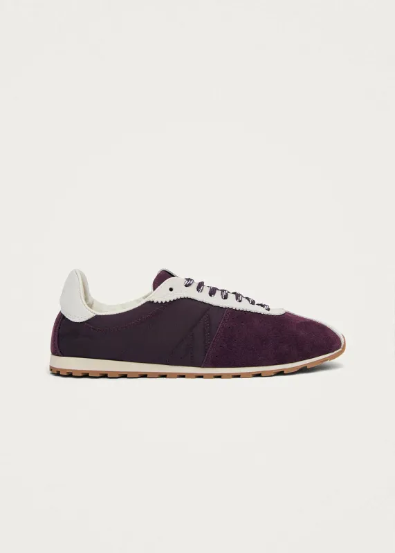 Tb.1897 Burgundy Leather Sneakers made by Alohas