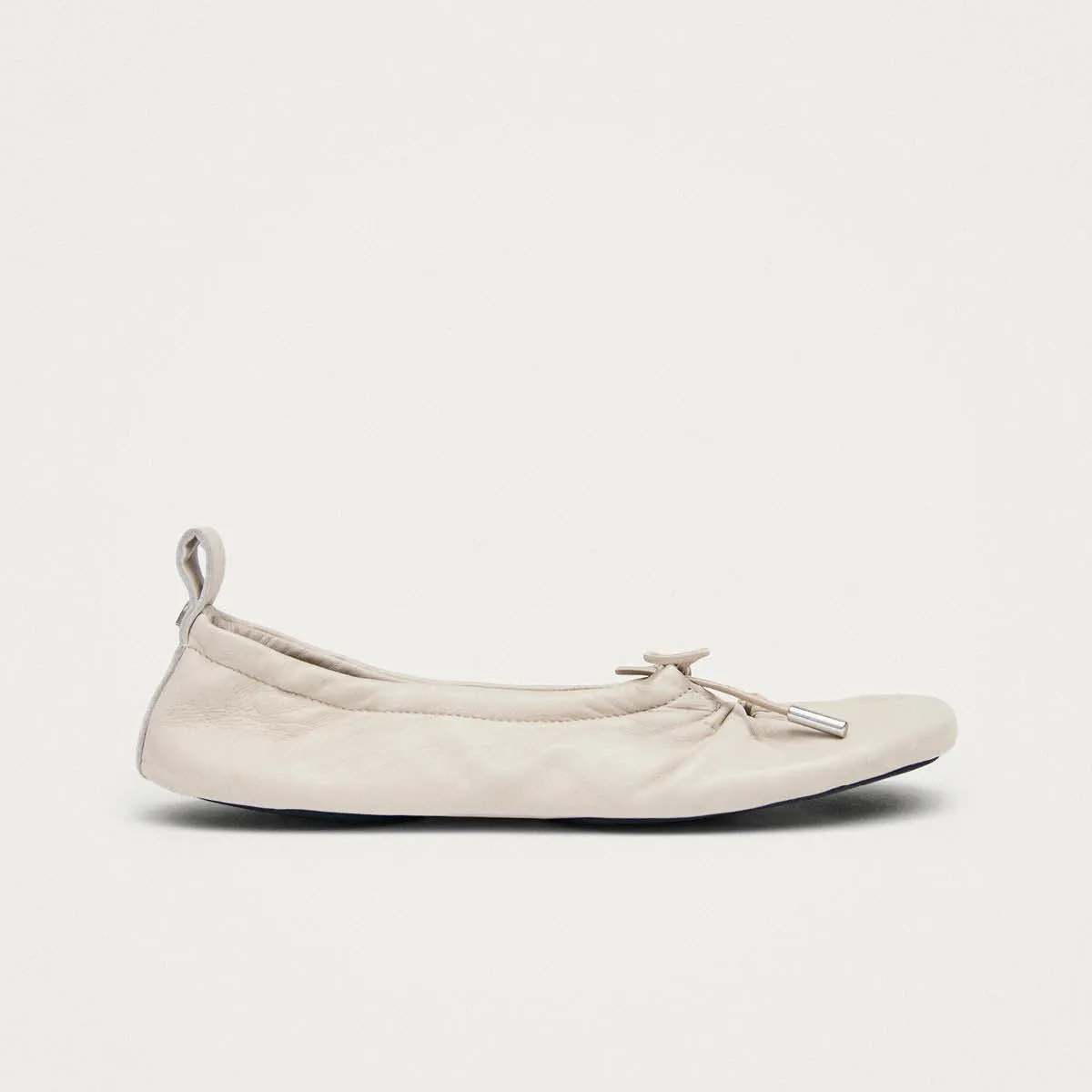 Rosalind Barefoot Cream Leather Ballet Flats sold by Alohas product image thumbnail 3