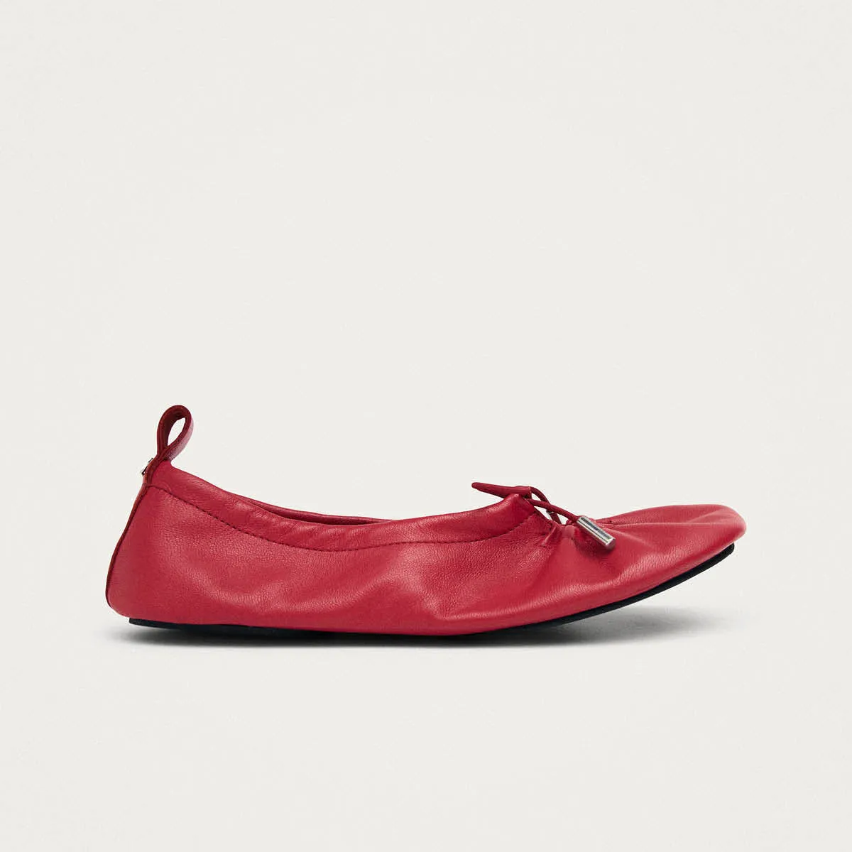 Rosalind Barefoot Red Leather Ballet Flats sold by Alohas product image thumbnail 3