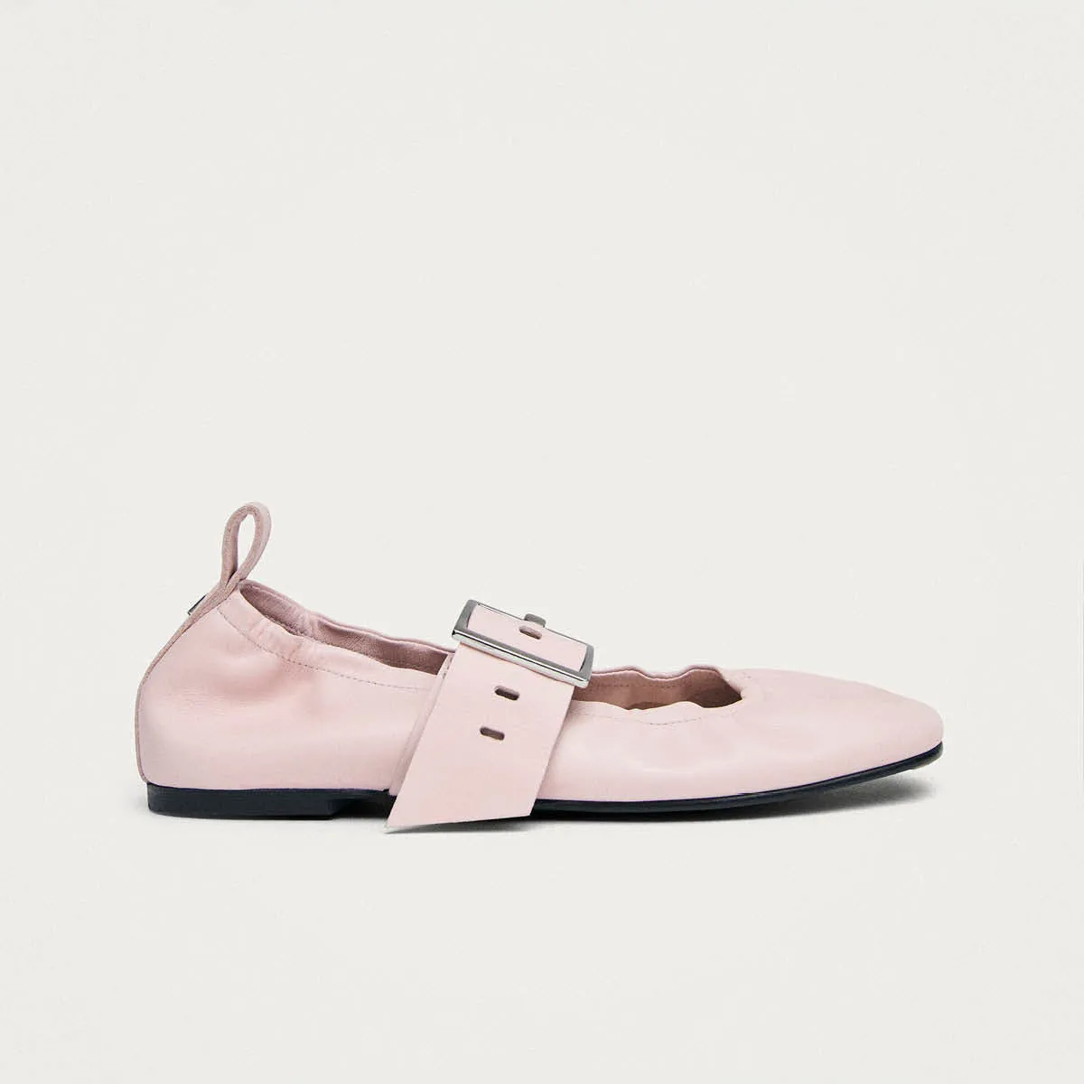 Sarea Pink Leather Ballet Flats sold by Alohas product image thumbnail 3