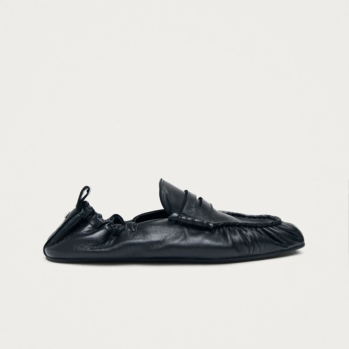 Sage Black Leather Loafers sold by Alohas product image thumbnail 3