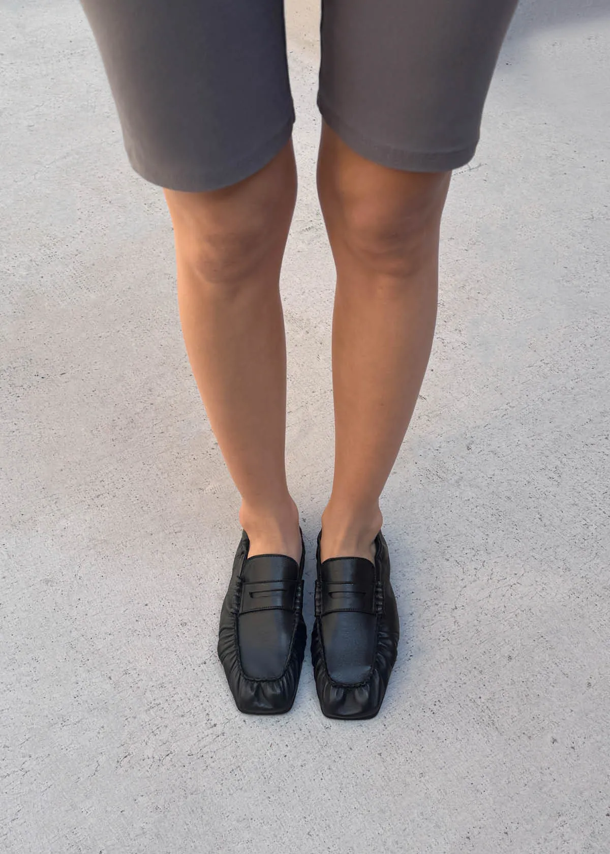 Sage Black Leather Loafers sold by Alohas product image thumbnail 2