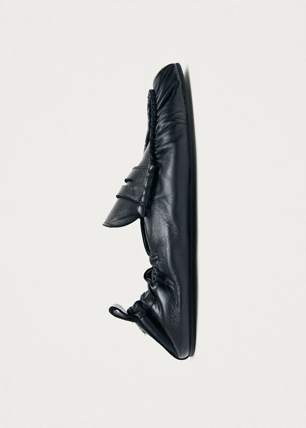 Sage Black Leather Loafers sold by Alohas product image thumbnail 4