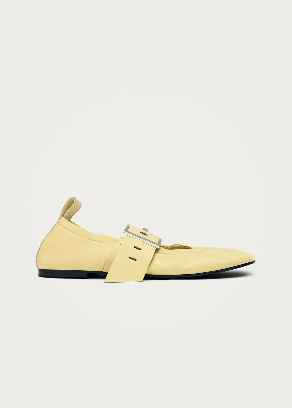 Sarea Vanilla Leather Ballet Flats sold by Alohas product image thumbnail 4