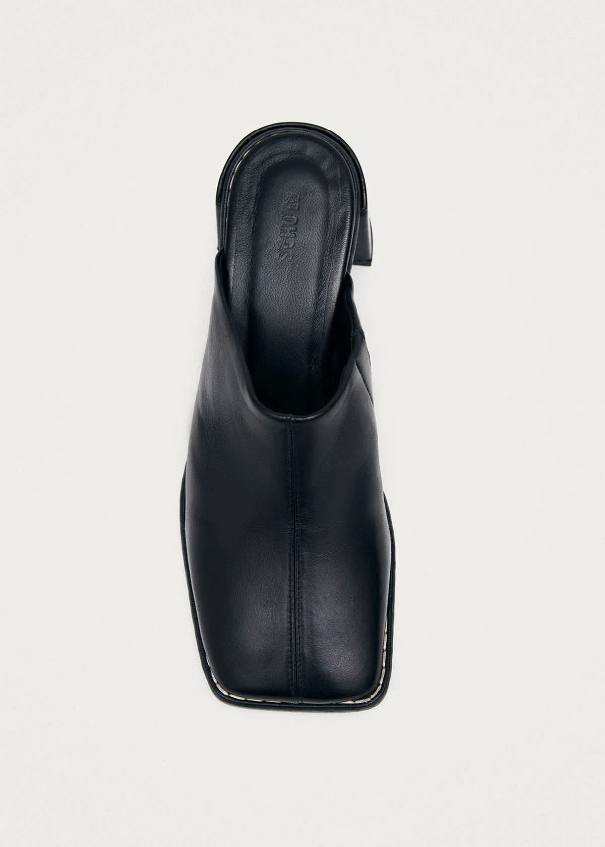 Lex Black Leather Mules sold by Alohas product image thumbnail 5