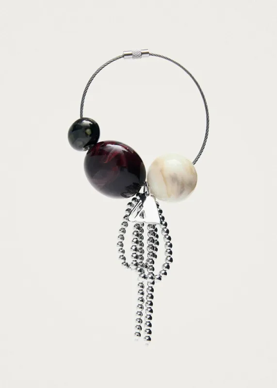 Orbit Nebula Burgundy Charm made by Alohas
