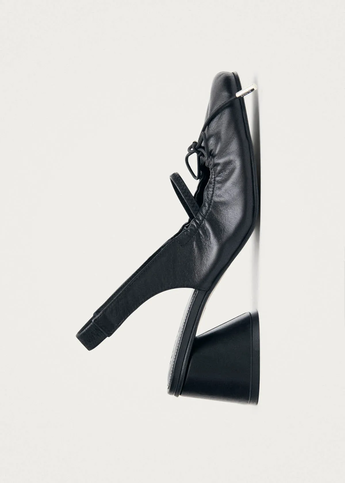 Marly Black Leather Pumps sold by Alohas product image thumbnail 4