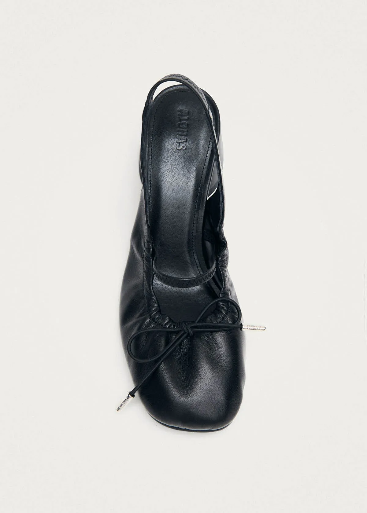 Marly Black Leather Pumps sold by Alohas product image thumbnail 5
