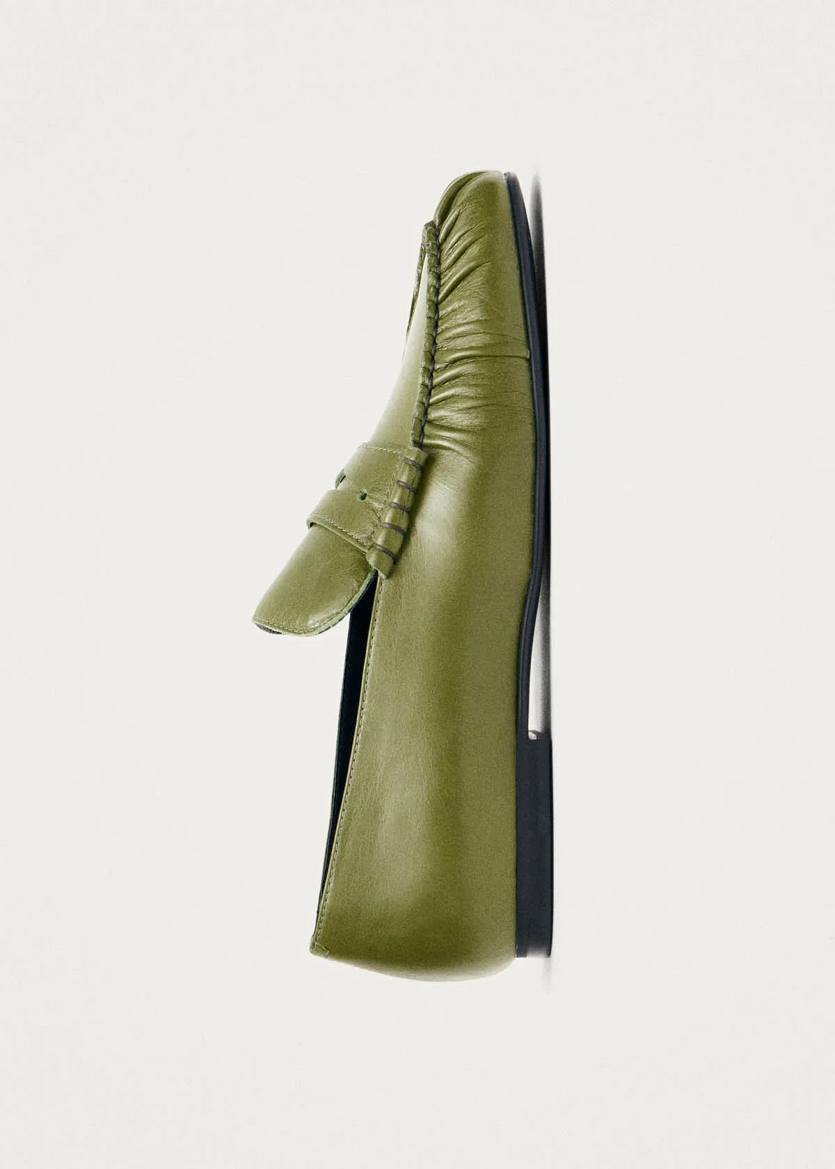 Aven Rift Green Leather Loafers sold by Alohas product image thumbnail 4